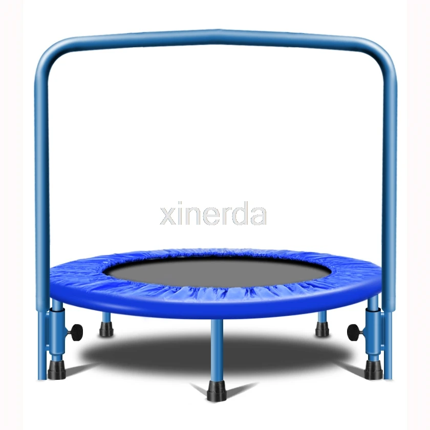 itness Indoor/Outdoor Trampoline Bungee Rebounder Jumping Cardio Trainer91cm Trampoline with Handle Bar For Children Kids Baby