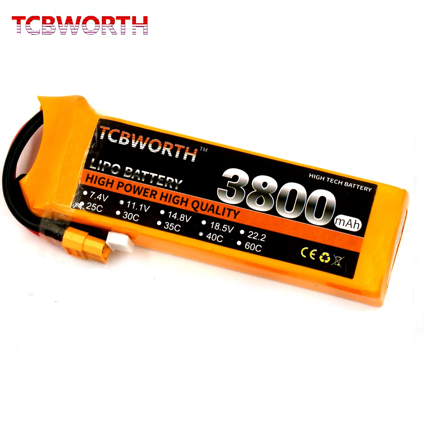 TCBWORTH 3S 11.1V 3800mAh 25C 35C 60C RC Airplane LiPo Battery For RC Helicopter Car Boat Quadrotor Batteries LiPo 3S AKKU