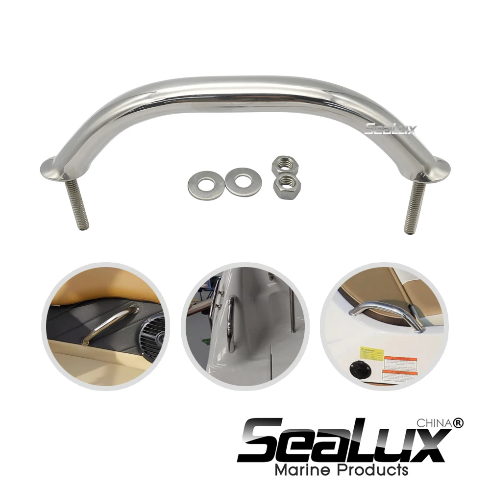 

Sealux Marine grade Stainles steel 8" Handrail for Boat Yacht Fishing marine accessory