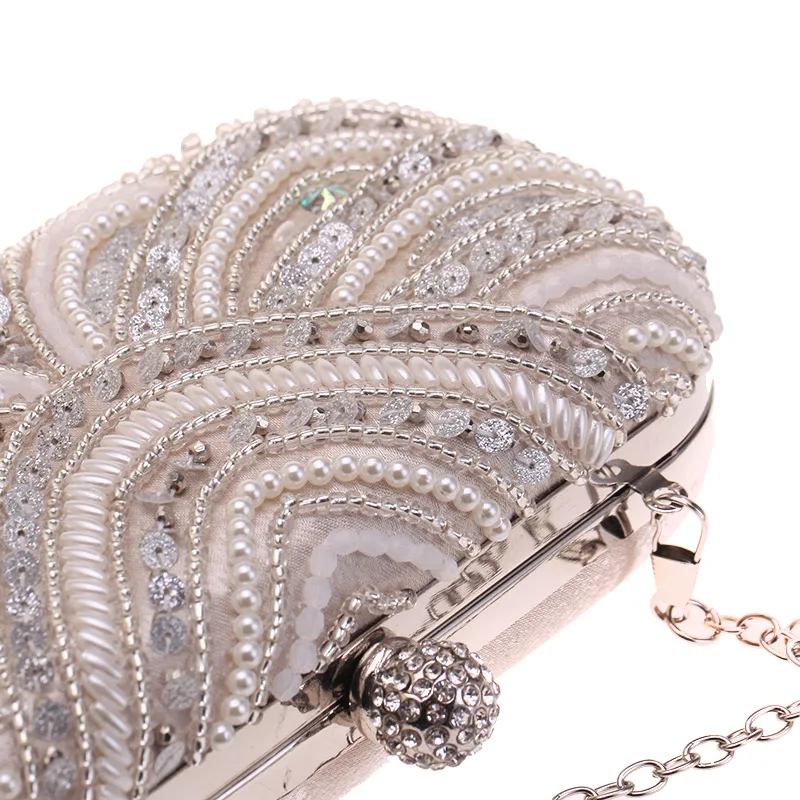 Women\'s Bag Diamond Luxury Designer Handbag Pearl Clutch Bag Ladies Small Handbag Chains Shoulder Evening Bags Crassbody Z247