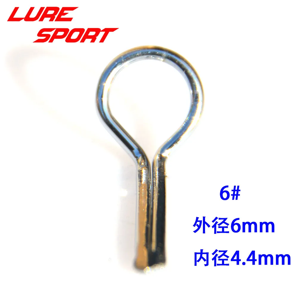 LureSport 30 pcs MOG fly rod guide Steel Ring guide silver frame rod repair  Fishing Rod Building component Repair DIY Accessory