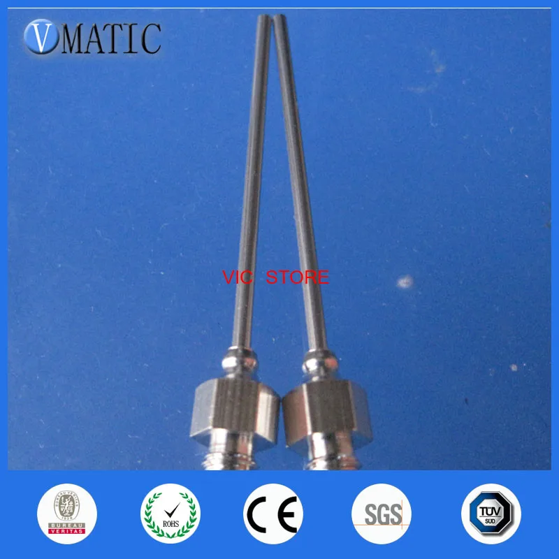 

Free Shipping 2Pcs Quality OEM Special Screw Thread Metal Stainless Steel Dispensing Needles M3M4M5M6