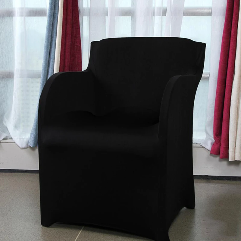 4pcs/Lot Spandex Slipcovers for Armchairs Elastic Chair Covers Stretch Armchair Cover Wedding Party Chair Covers 73*55CM