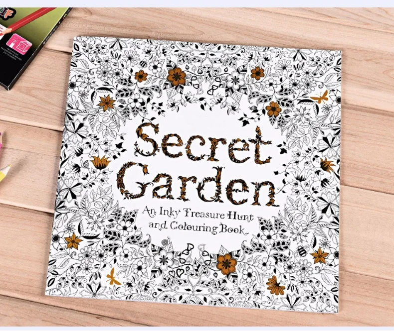 New 24 Pages Secret Garden, Lost Ocean Coloring Book Children Adult Relieve Stress Painting Drawing Books