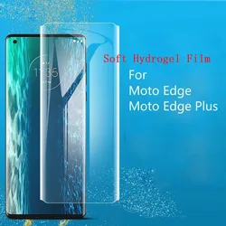 Full Cover for Motorola Edge+ Screen Protector 3D Curved Ultra Clear Hydrogel Film for Moto Edge Plus