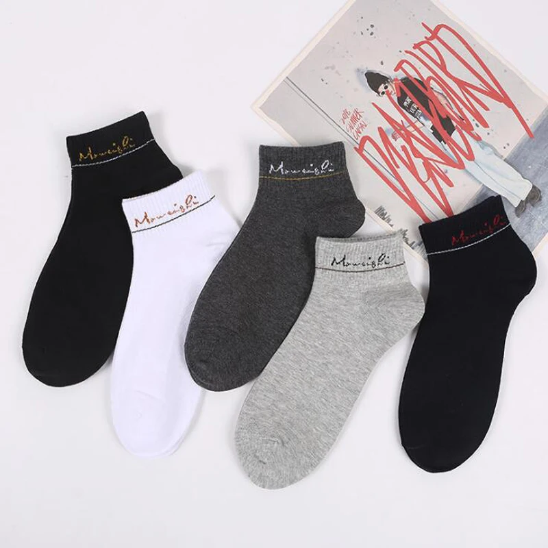 20 Pairs النساء الجوارب تنفس جوارب رياضية بلون قارب الجوارب مريحة القطن الكاحل الجوارب أبيض أسود السكري الجوارب