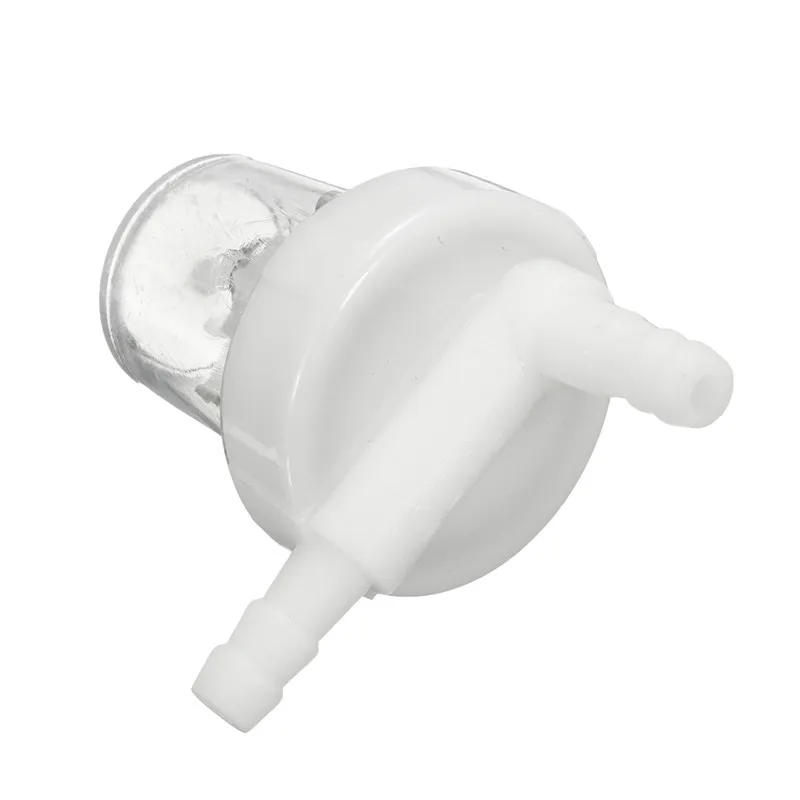 1 قطعة واضح دائم العالمي 1/4 "دراجة نارية البنزين مرشح الوقود للغاز النفط حفرة الترابية دراجة ATV جميع أنواع موتو باستخدام 6 مللي متر خط الوقود