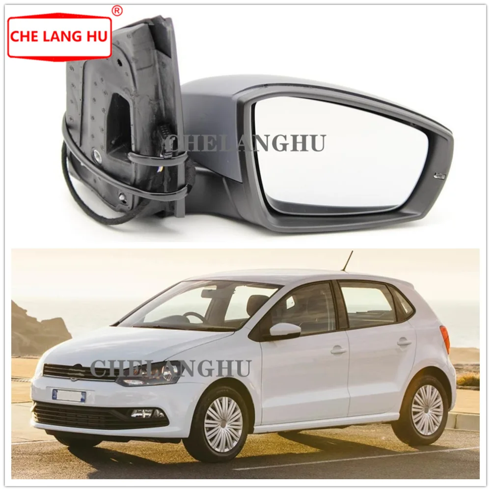 

Right For VW Polo 6C Hatchback 2014 2015 2016 2017 2018 Car Rear Electric Adjustable And Heated Mirror With Turn Singal Light