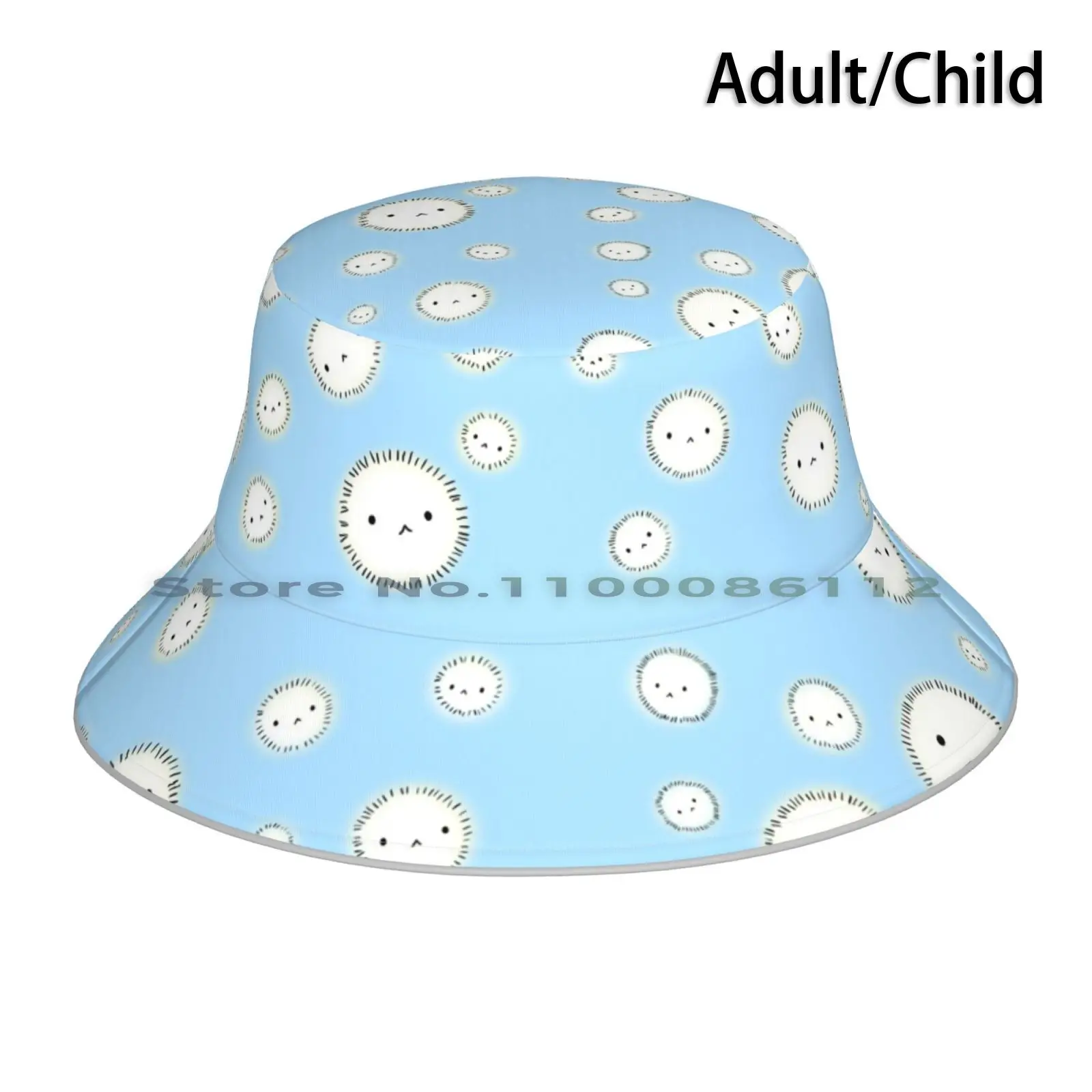 Noragami Yukine Puffball Pattern Bucket Hat Sun Cap Noragami Aragato Noragami Yukine Yukine Puffball Noragami Fanart Kawaii