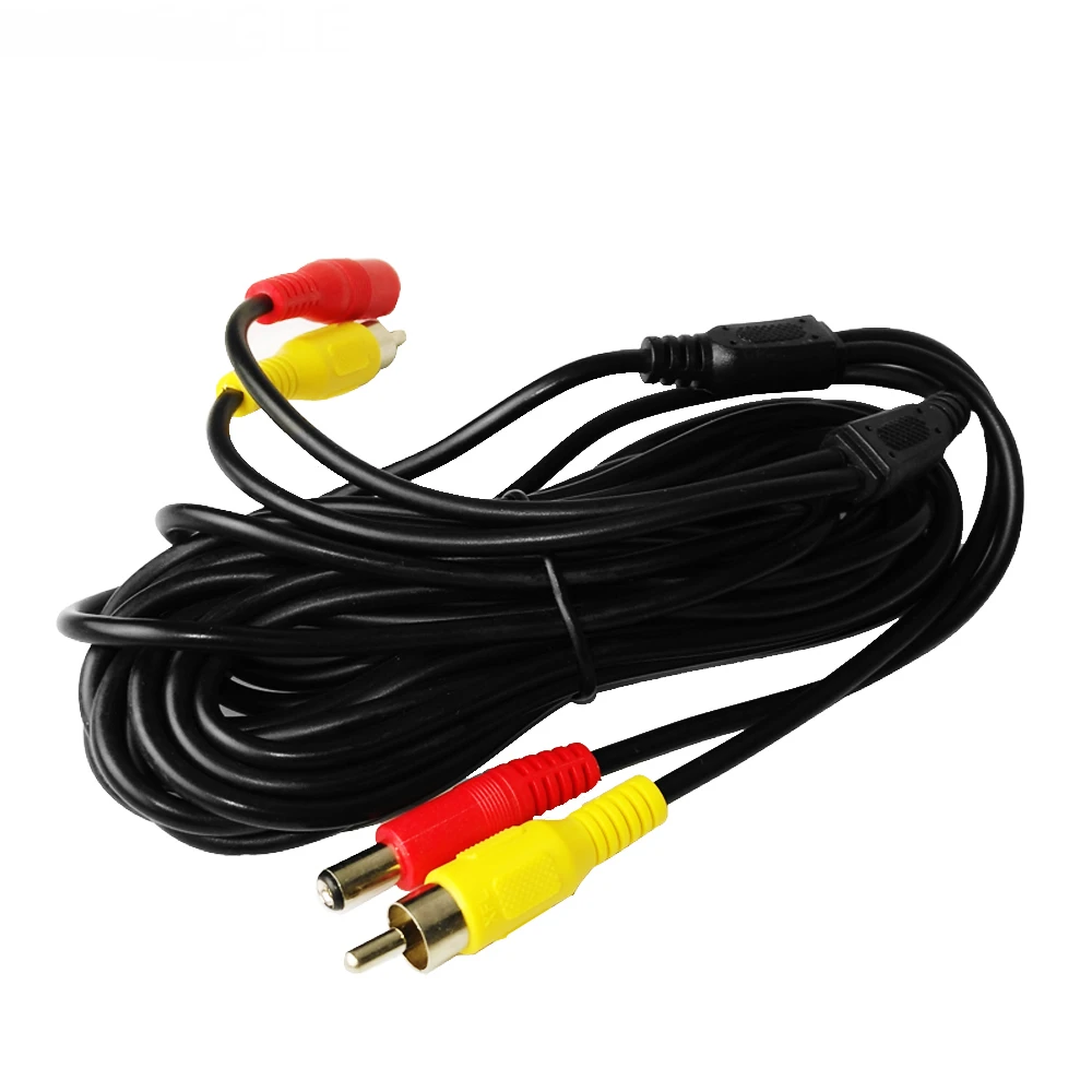 5M / 10M / 20M Security CCTV Cable RCA CCTV Camera Video Audio AV Power Cable For Home Surveillance Camera DVR System