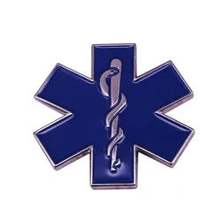 Star of Life EMS EMT Paramedic pins beautiful way to show support for those emergency medical profession