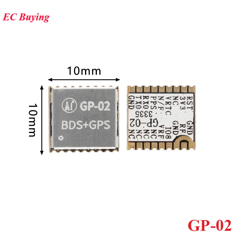 5pcs/1pc GP-02-Kit Development Board GP-02 Dual Mode BDS GNSS Timing Module Satellite Positioning Navigation Receiver SOC Module