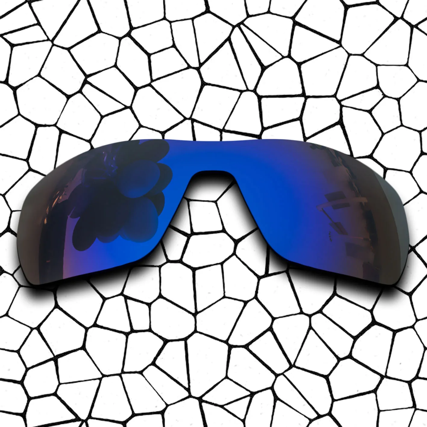 Purple Mirrored Replacement Lenses for Offshoot Sunglasses Frame 100% UVA & UVB Anti-Reflective