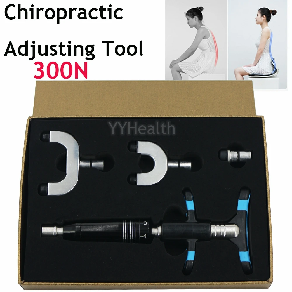 

New Chiropractic Adjusting Tool Joint Pain Relief Therapy 300N Massage Manual Gun Spine Correct Gun Portable Massager