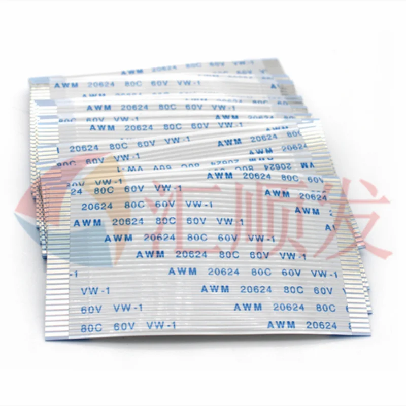 10 개!!! 300MM FPC FFC 케이블 간격 0.5/1.0MM 4/8P/10P/14/16/20/24/30/32/34/40P 30CM