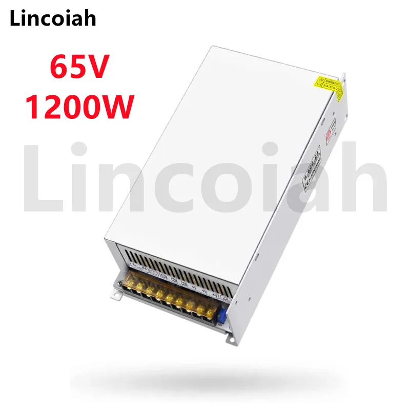 

Switching Power Supply 65V 1200W SMPS CNC Adjustable Voltage for RD6018 RD6018W RD6012 RD6012W RD6006 RD6006W RD6006P RD6006PW