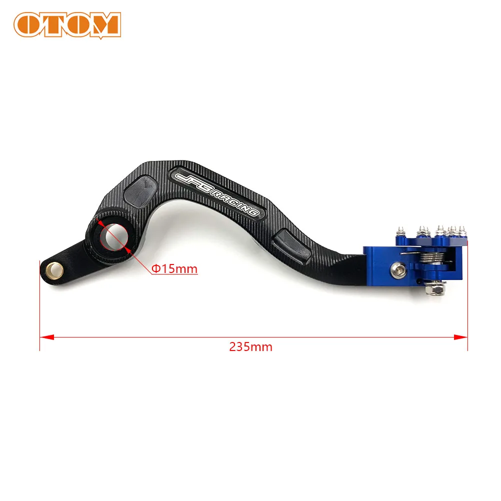 OTOM Blue Motorcycle CNC Rear Brake Pedal Lever For YAMAHA YZ250F 2010-2020 YZ250FX 2015-2020 WR250F 2015-2020 Dirt Bike Enduro