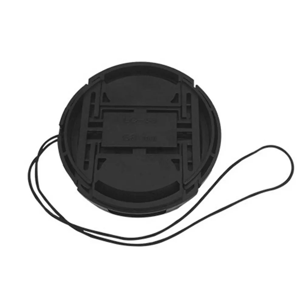 Professional Protective Lens Cap For Canon/Nikon/Pentax/Sony ABS Dust-proof Camera Lens Protector Cover With Anti-lost Rope