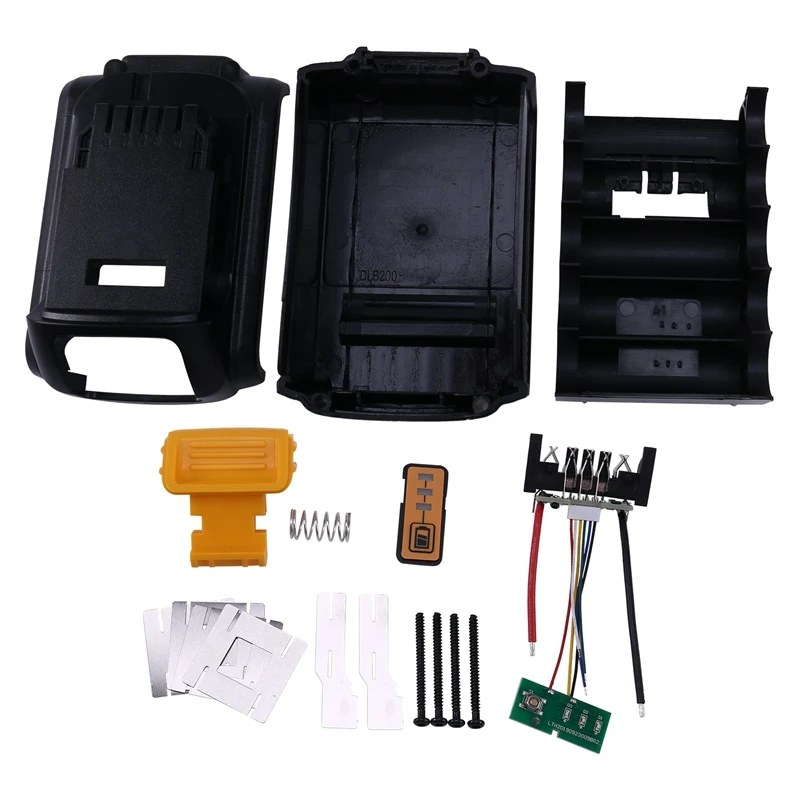 HOT SALE For Dewalt 10 Core 18V/20V Li-Ion Battery Replacement Plastic Case Kit Dcb180 Li-Ion Battery Shell (No Battery Cell)