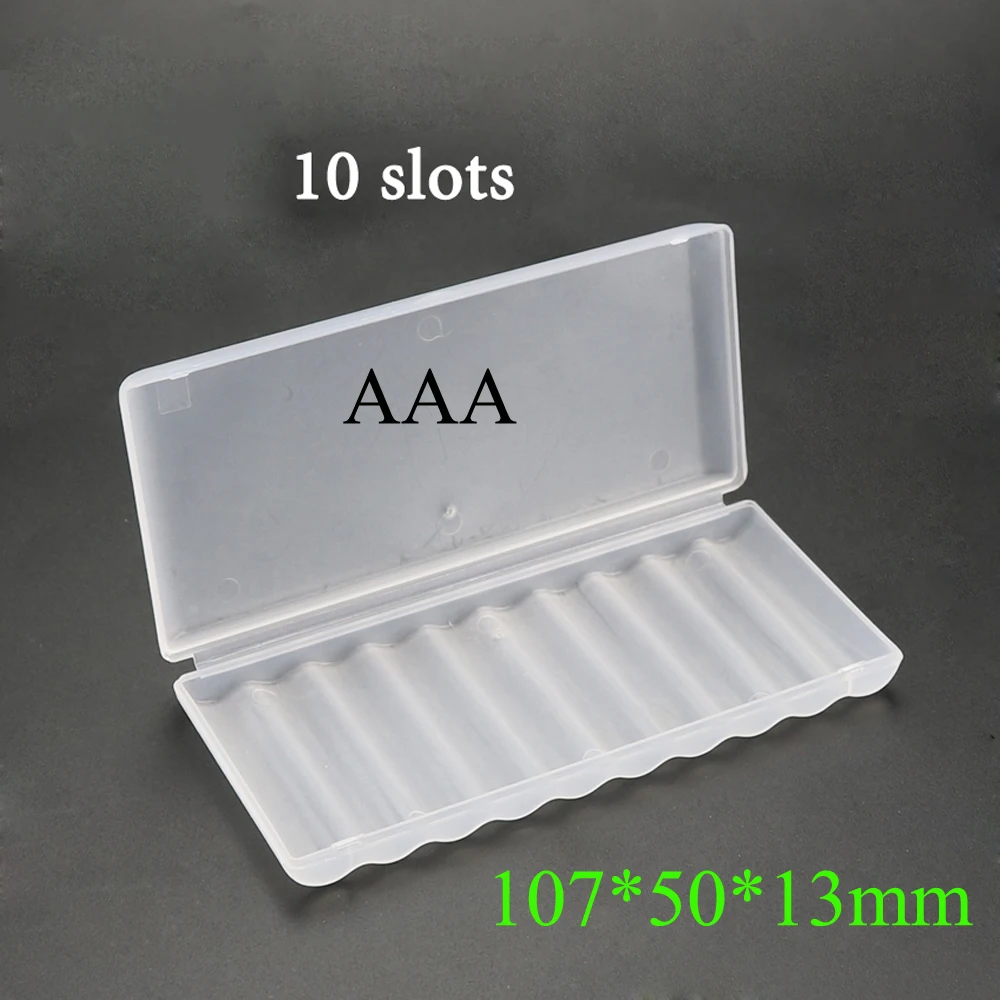 3 Different Elistooop Plastic Case Container Bag Case Organizer Box Case Holder Storage Box Cover for AA AAA Battery Box