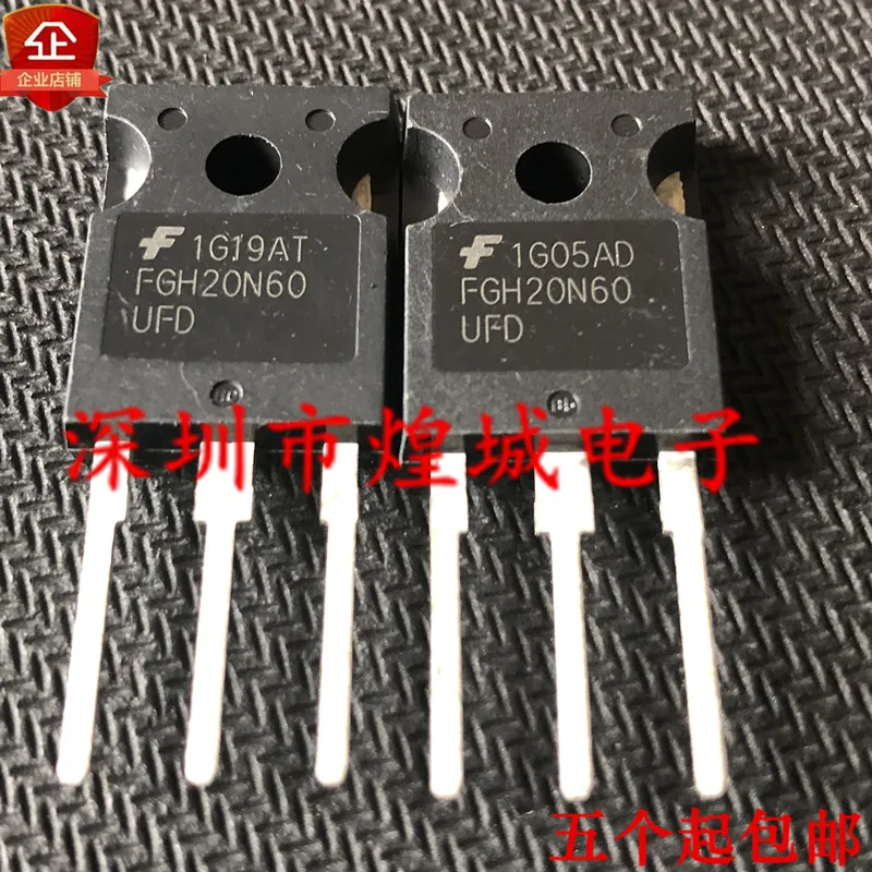 

10PCS/Lot FGH20N60UFD TO-247 600V 20A