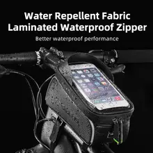 Waterproof Touch Screen Bike Bag 6.5 Phone Case #5