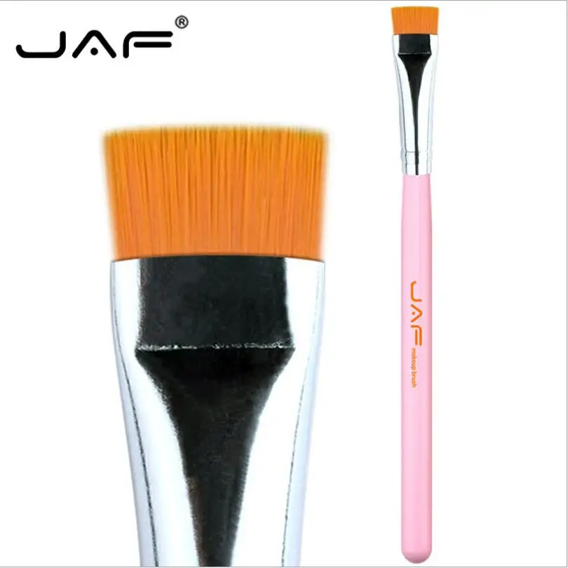 JAF – brosse de maquillage pour les yeux, Eyeliner plat, mélange de sourcils, beauté, poils en Nylon doux, 3 couleurs au choix, 1 pièces, T0406