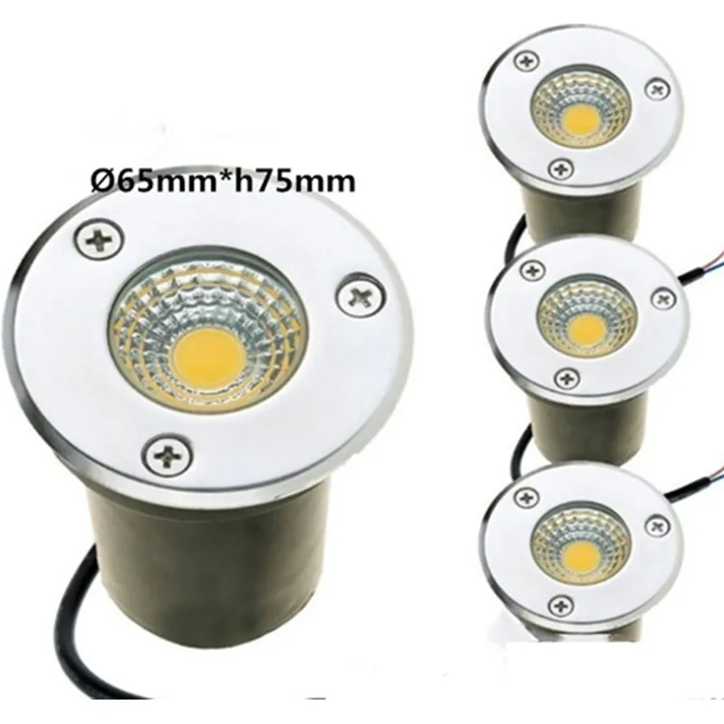 

LED Underground Light Lamp 5W 10W IP67 Recessed Step Outdoor DC12V 220V AC Buried Garden Path Spot Recessed Inground Lighting