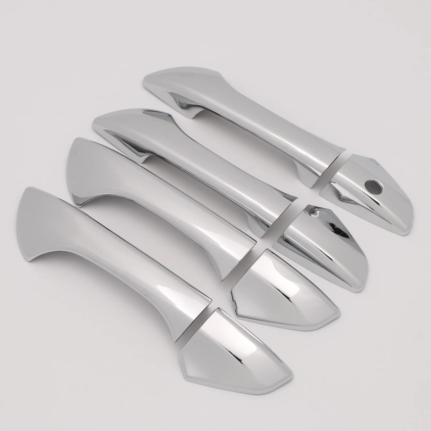 Хромированная накладка на боковую дверную ручку автомобиля из углеродного волокна для Honda Accord 2008 2009 2010 2011 2012 2013, аксессуары для стайлинга