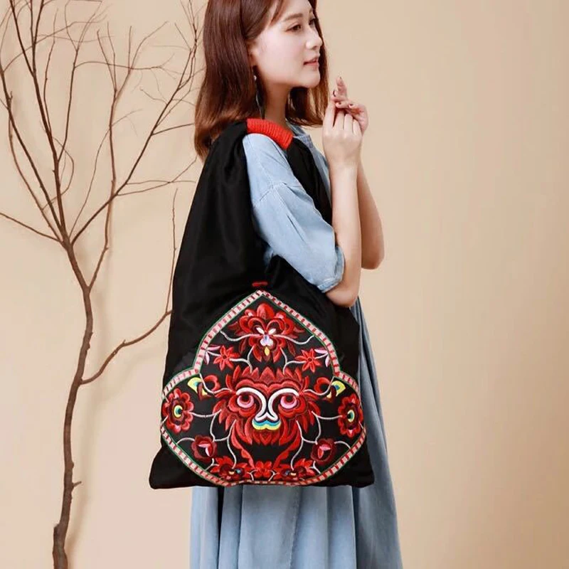 Classic Vintage Embroidery Bohemian Shoulder Bag Bags Women Boho Hippie Gypsy Women\'s Handbags Bag Bags