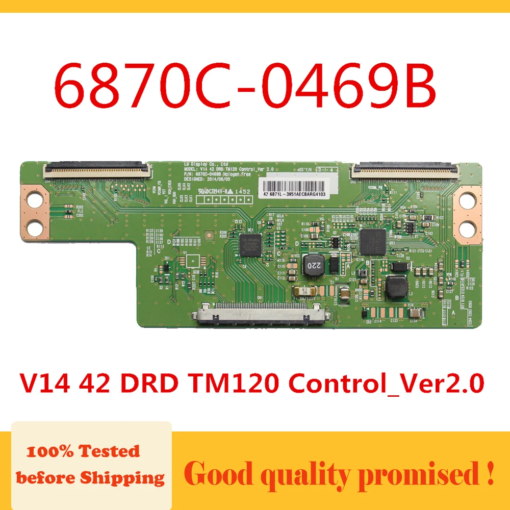 Tcon Board 6870C-0469B V14 42 DRD TM120 Control_Ver2.0  for TV LC420DUJ ...etc. Logic Board t-con 6870C 0469B 6871L-3951A