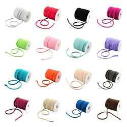 20M/Roll 5x3mm Elastic Soft Nylon Cord Fashion Flat Nylon Thread For Bracelets Necklaces DIY Beading Braided Jewelry Making