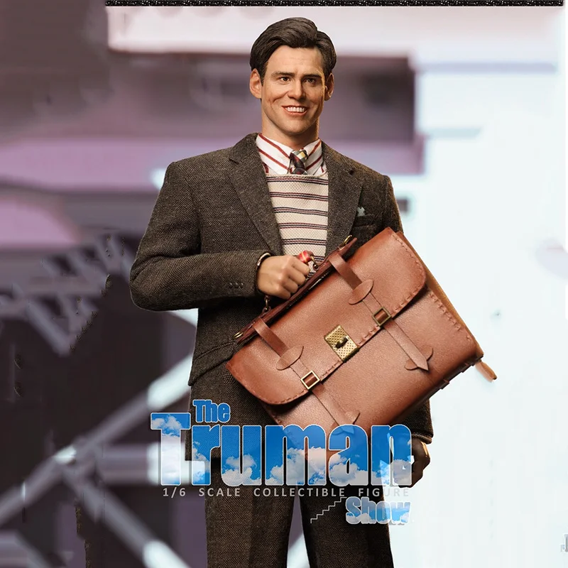 

For Collection 1/6 Scale PRESENT TOYS PT-sp11 Full Set Truman Jim Carrey Head Body Clothes Accessory Model for Fans