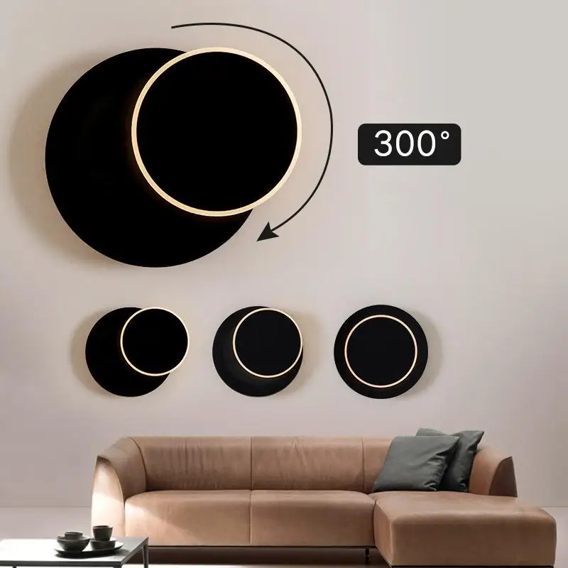 

Nordic 300 Degree Rotatable Led Wall Lamp for Home Bedside Lamp Bedroom Living Room Wandlamp Dresser Table Vanity Light