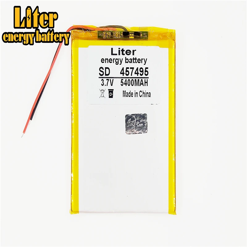 Tablet pc 3.7V 5400mAH (polymer lithium ion battery) Rechargeab battery for tablet pc 7 inch 8 inch 9inch [457495]