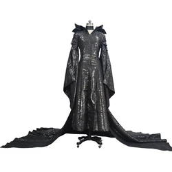Deluxe Maleficent Costume Evil Queen Cosplay Outfit Ladies Fancy Dress Women Halloween Party Cosplay Costume hat