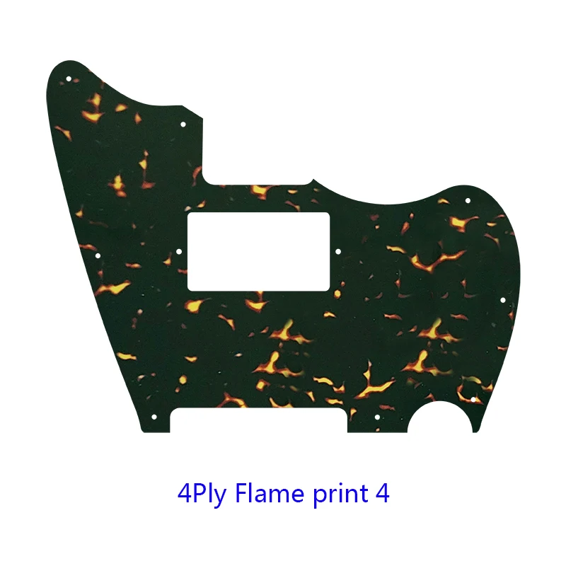 Parts For US Fd Custom Standard 8 Screw Holes Telemaster PAF Guitar Pickguard Scratch Plate Multi Color Choice Flame Pattern