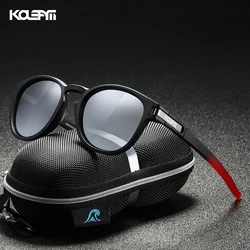 KDEAM Skateboarding Stylish Polarized Sunglasses Men Flexible TR90 Frame Keyhole Bridge Mirror Coating Sun Glasses Women KD997