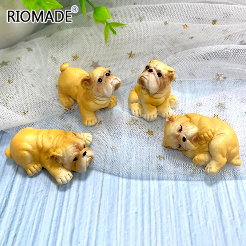 Mini Bulldog Silicone Mold Cake Decoration Tools Small Dogs Theme Fondant Molds Mould Plaster Cement Polymer Clay Animal Mould