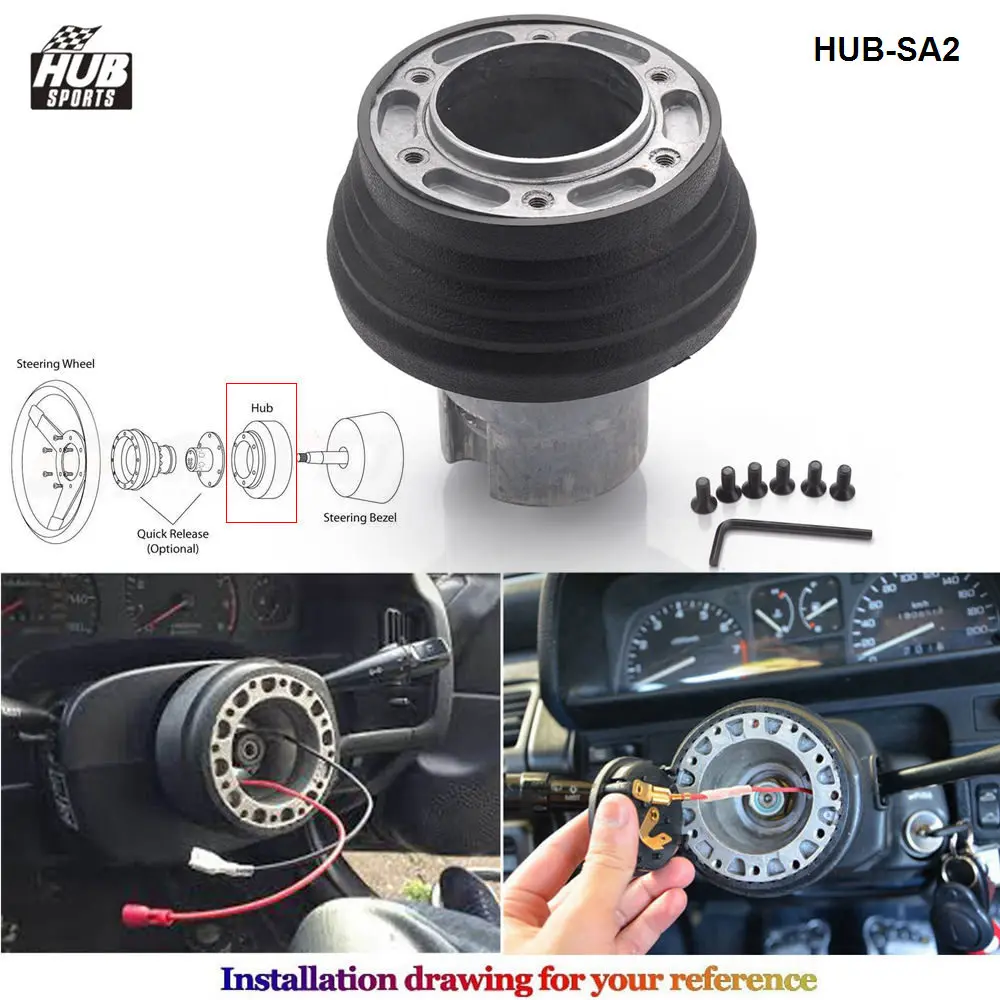 HUB sports Steering Wheel Hub Kit Boss Kit Hub Adapter For Lada 2108 ,2109, 2113,2115, 2110,2112 HUB-SA2