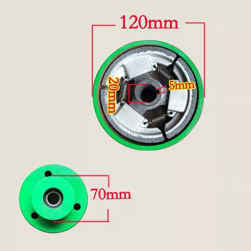 Chiave piatta GX160/GX200/168F/170F frizione puleggia per il motore a benzina/motore diesel raffreddato ad Aria E più modelli