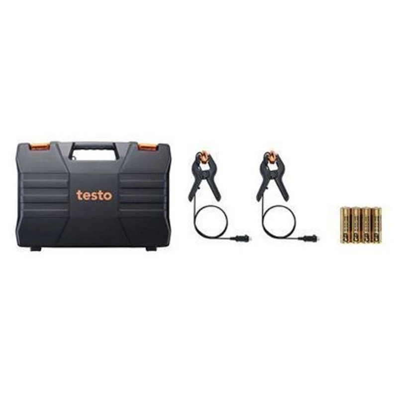 Testo 549/550s Digital Manifold Gauge Refrigeration Air Pressure Gauge For Refrigerant Manifold Gauge Set 2PCS Clamp Probes Tool