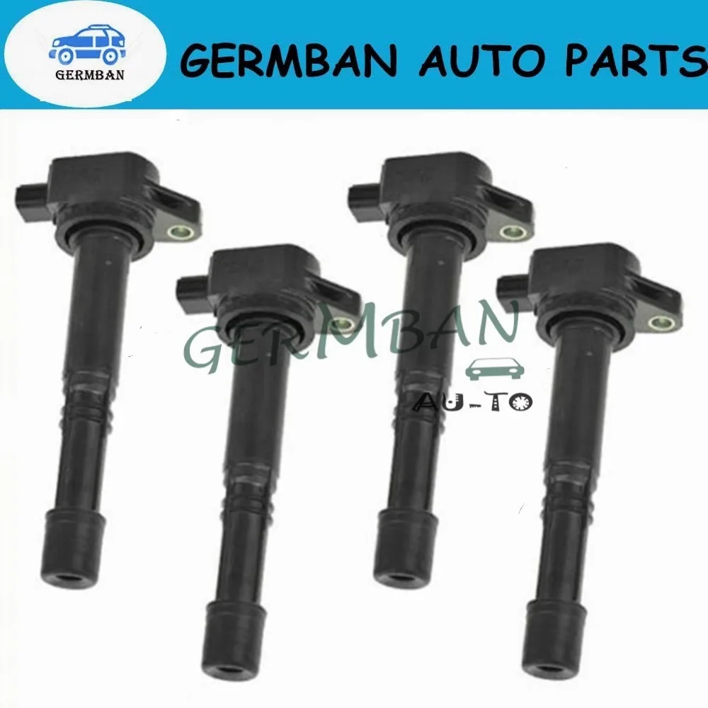 4PCS 30520-R40-007 099700-148 Ignition Coil fit for Honda Accord Civic Crosstour uf602 CRV ODYSSEY Acura ILX 2.0L 2.4L 2000-15