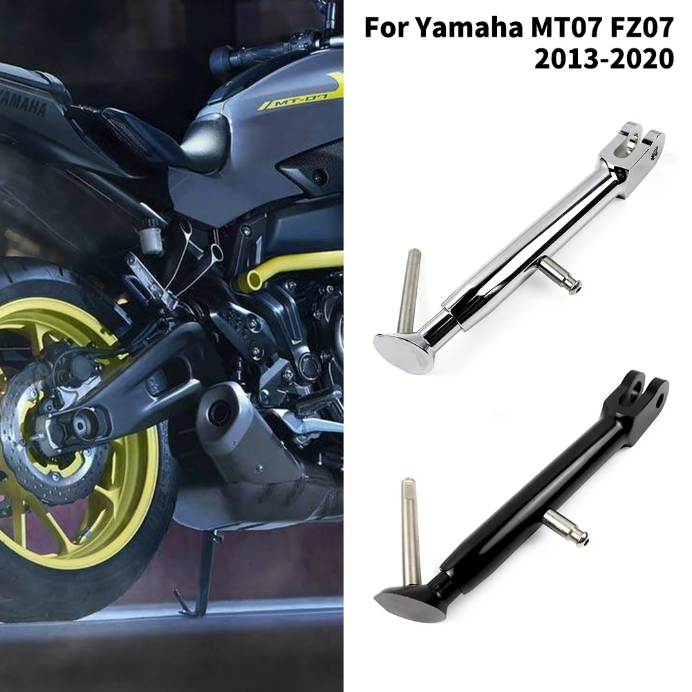 

Motorcycle Adjustable Aluminium Foot Side Kick Stand Kickstand For 2013-2020 Yamaha MT-07 FZ-07 FZ07 MT07 FZ MT 07 Accessories