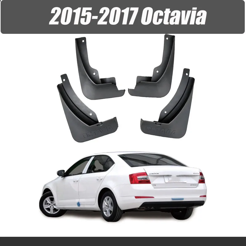 Mud flasp For Skoda Octavia 2007-2020 mudguards fenders For Octavia car mud flap splash guards fender auto accessories styline