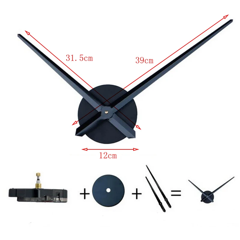 Movimento per orologio ad albero lungo ad alta coppia, motore per orologio con lancette a vanga da 7 - Vol