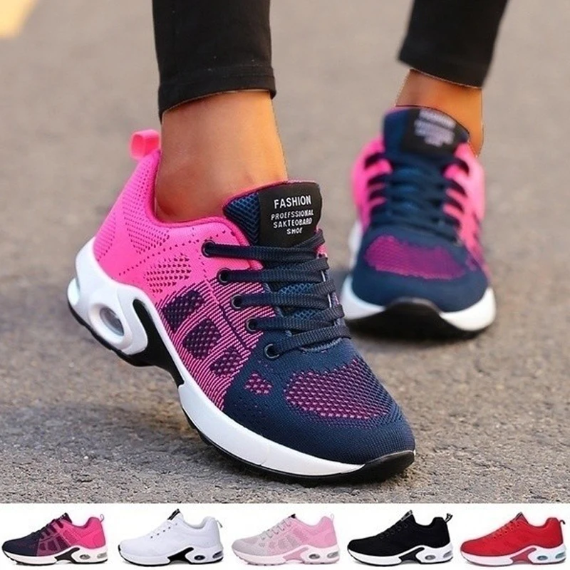 Zapatillas ortopédicas para mujer, zapatos informales transpirables, zapatos deportivos ligeros para exteriores, zapatillas informales con plataforma para caminar para mujer 2024