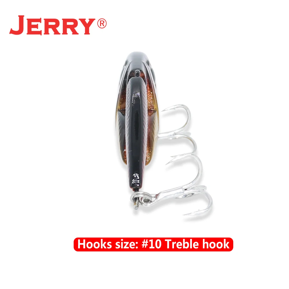 Jerry Quiver 1pc VIB Sinking Crank Bait Vibration Wobblers Trout Bass Pike Hard Bait Shore Fishing Lures All Depth Tackle
