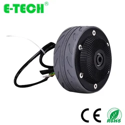 4 inch single shaft double shaft 24V 36V hub motor wheel