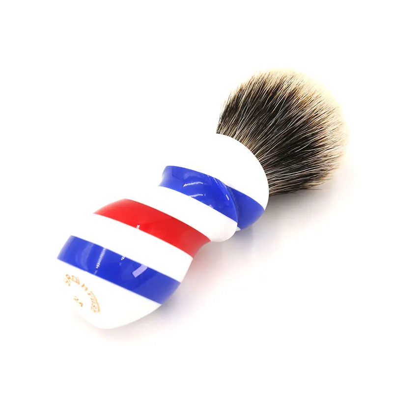 Yaqi New Barber Pole Style 24mm Two Band Badger Knot Shaving Brush